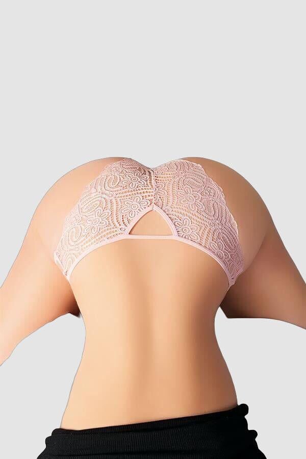 Arias Closet Dantel İşlemeli 3 İpli Pudra Fantezi Külot