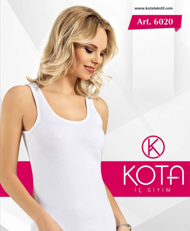 Kota 6020 Bayan Geniş Askılı Atlet