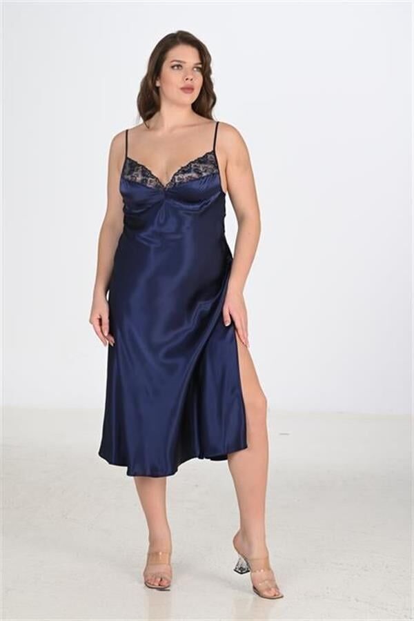Arias Closet 2li Lacivert Sabahlık Takımı Bigsize 6228
