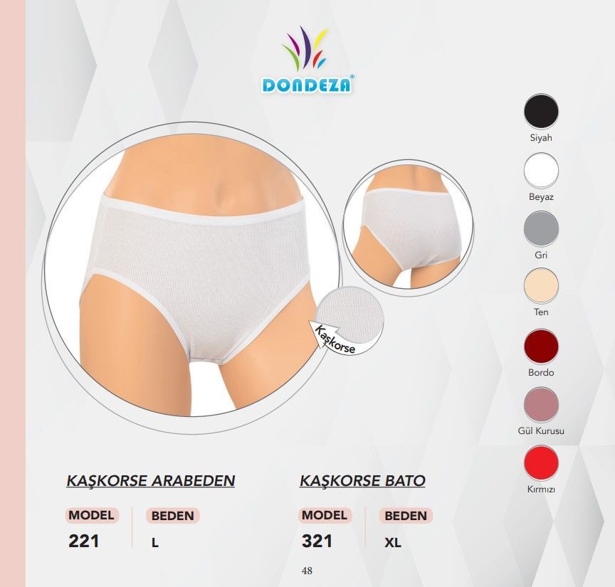 Dondeza 321 Kaşkorse Bayan Bato 12'li