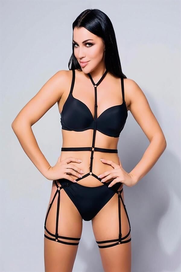 Arias Closet Bel Ve Bacak Detaylı Fantezi Harness