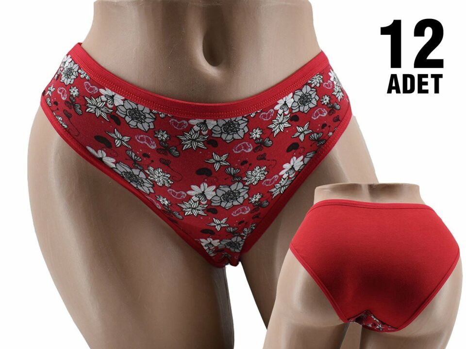 Dondeza 471 Desenli Bayan Bikini 12'li