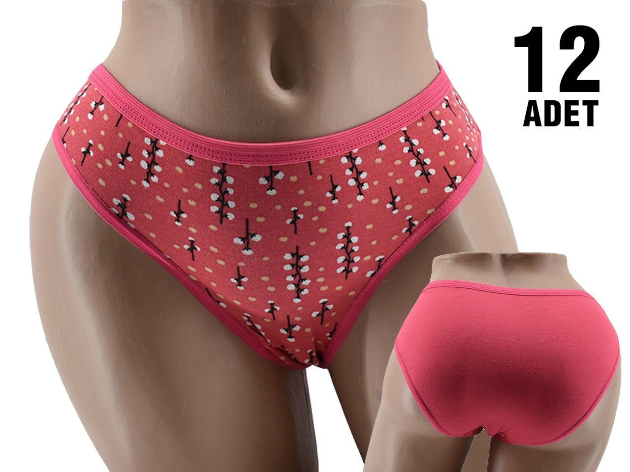 Dondeza 465 Desenli Bayan Bikini 12'li