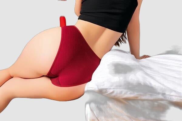 Arias Closet Bordo Dantelli Metal Aksesuarlı Fantezi Külot