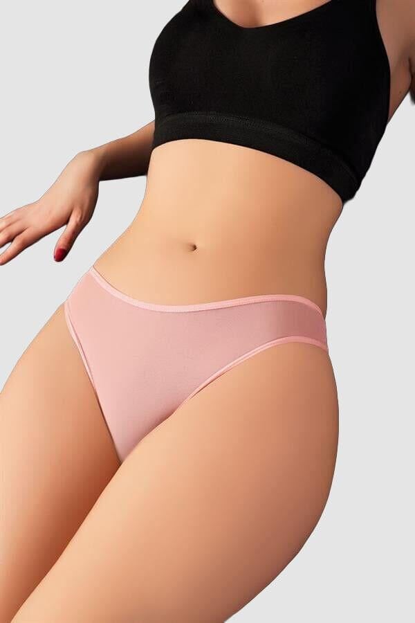 Arias Closet Pudra Dantelli Arkası Dekolteli Fantezi Külot