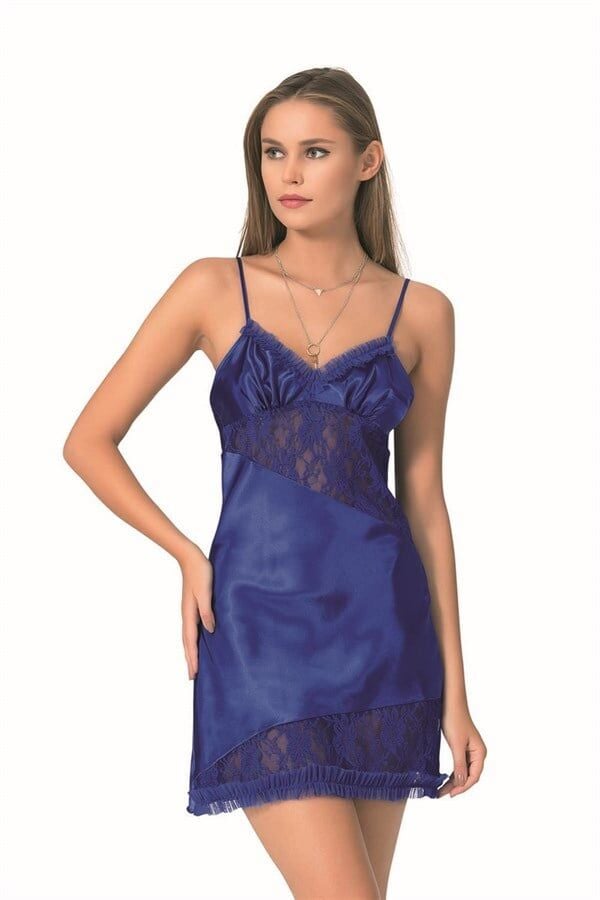 Arias Closet Saks Kısa Saten Gecelik