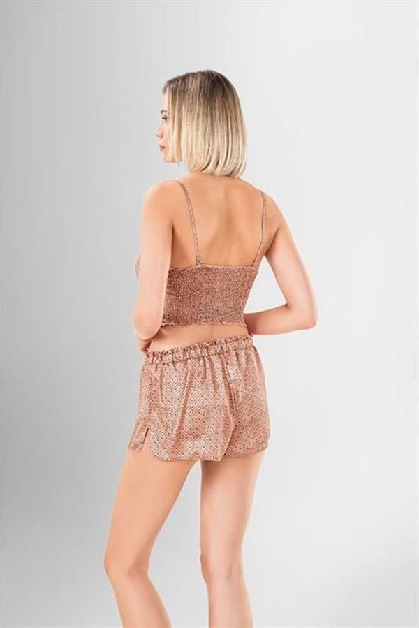 Arias Closet 3'lü Şort Takımı Desenli