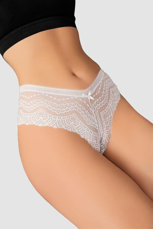 Arias Closet Beyaz Dantelli Desenli Fantezi Külot