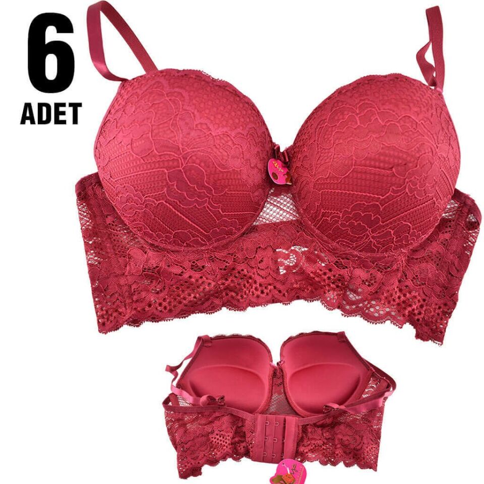 Liza 1080 Balenli Destekli Sütyen 6'lı