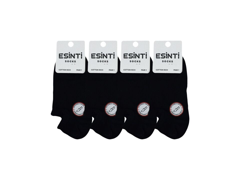 Esinti 29-Siyah Bayan Penye Sneakers 12'li