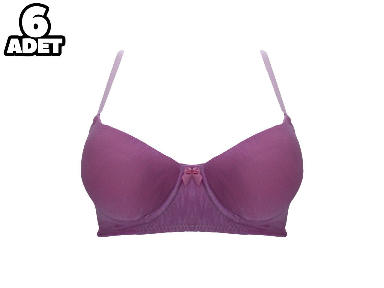 Liza 1019 Pembe Nefes Alan Bayan Destekli Sütyen 6'lı