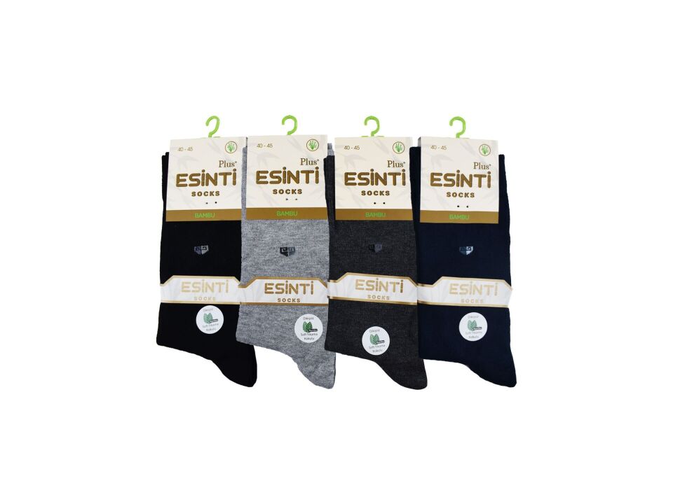 Esinti 25-10 Dikişsiz Kokulu Erkek Bambu Soket 12'li