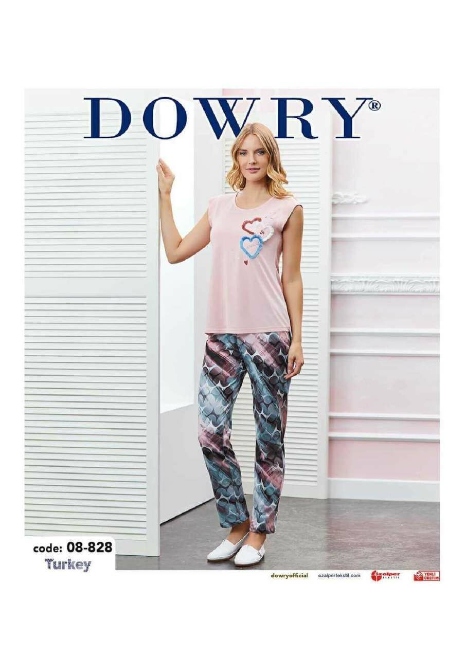 Dowry 08-828 Kısa Kollu Bayan Pijama Takımı