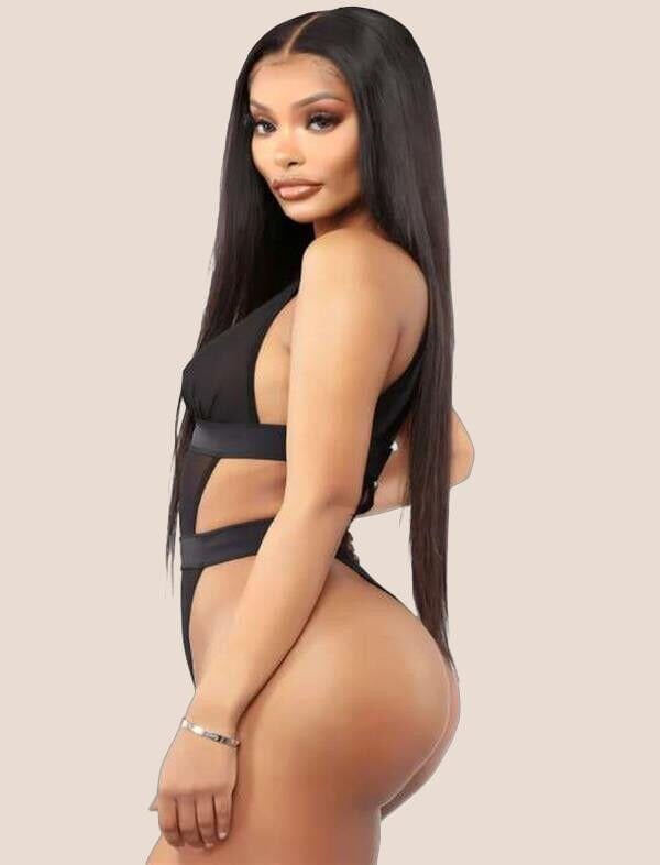 Arias Closet Siyah Transparan Tül Fantezi Babydoll