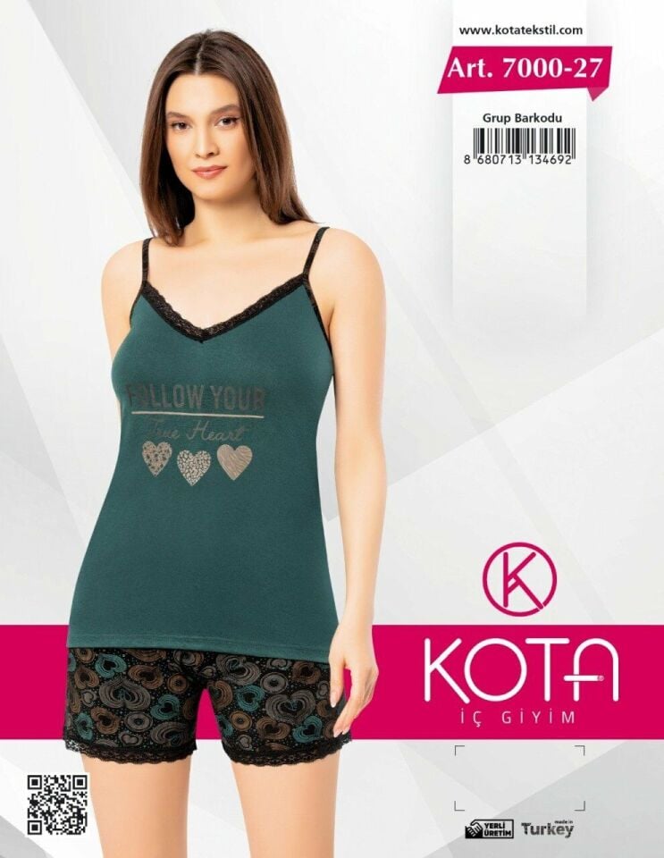 Kota 7000-27 Bayan Şortlu Takım