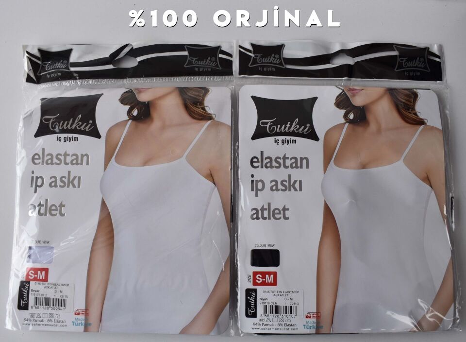 Tutku Elestan İp Askılı Bayan Atlet