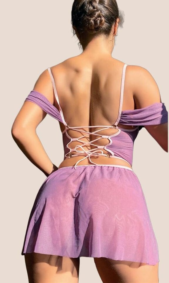 Arias Closet Mor Fantezi Kleopatra Kostümü