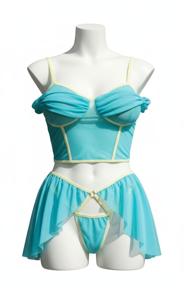 Arias Closet Turkuaz Fantezi Kleopatra Kostümü