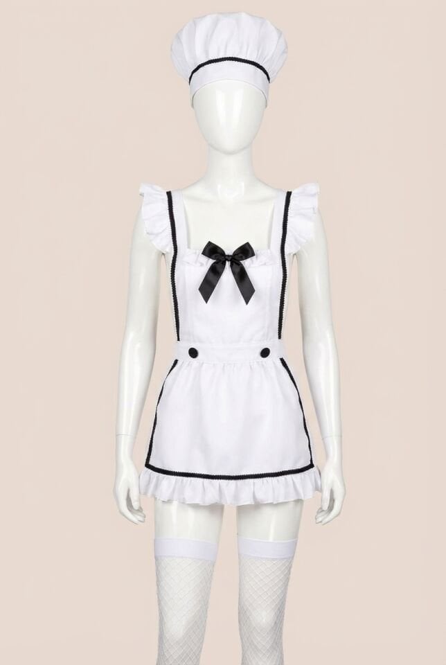 Fransız Model Hizmetçi Kostüm