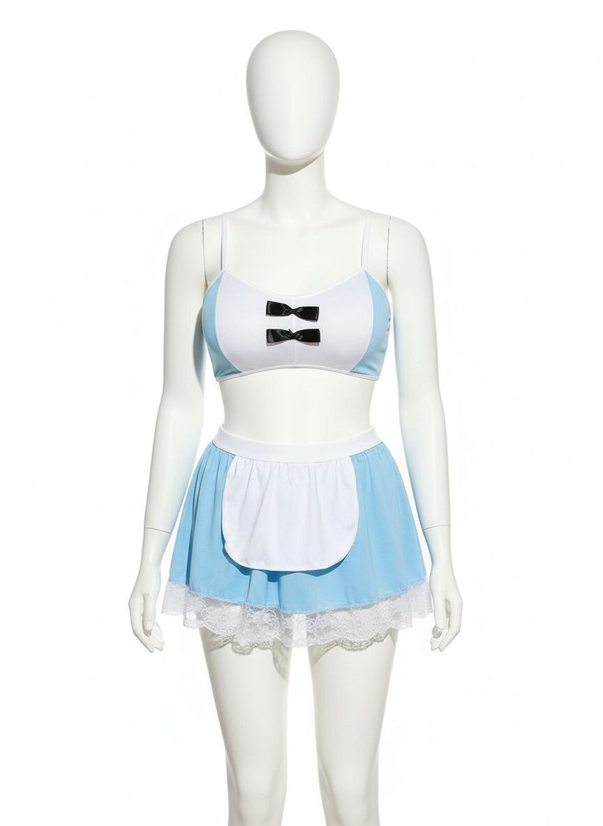 Arias Closet Mini Etekli Büyük Beden Fantezi Hizmetçi Kostümü