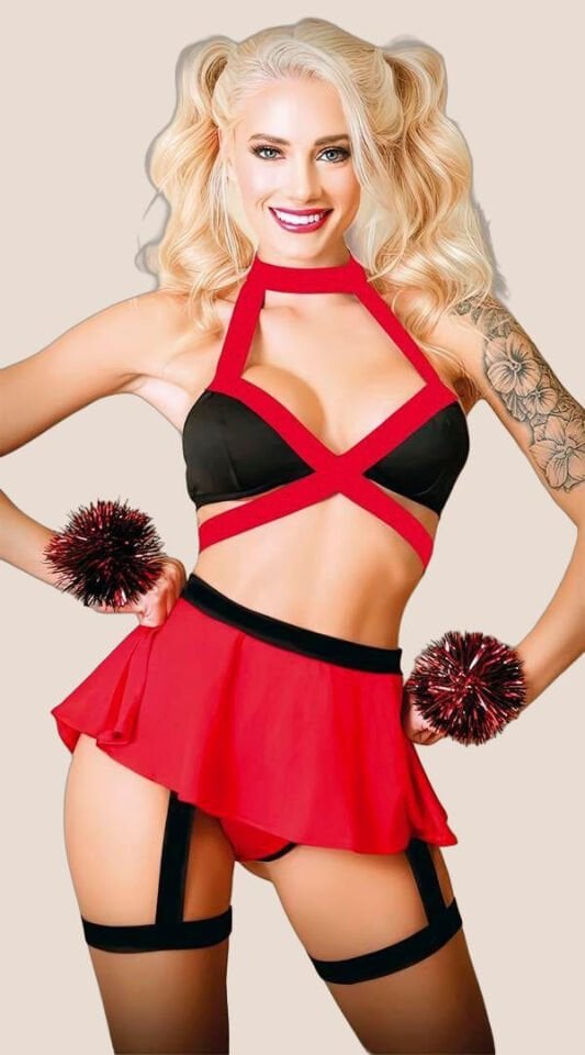 Arias Closet Bacak Aksesuarlı Ponpon Kız Kostümü