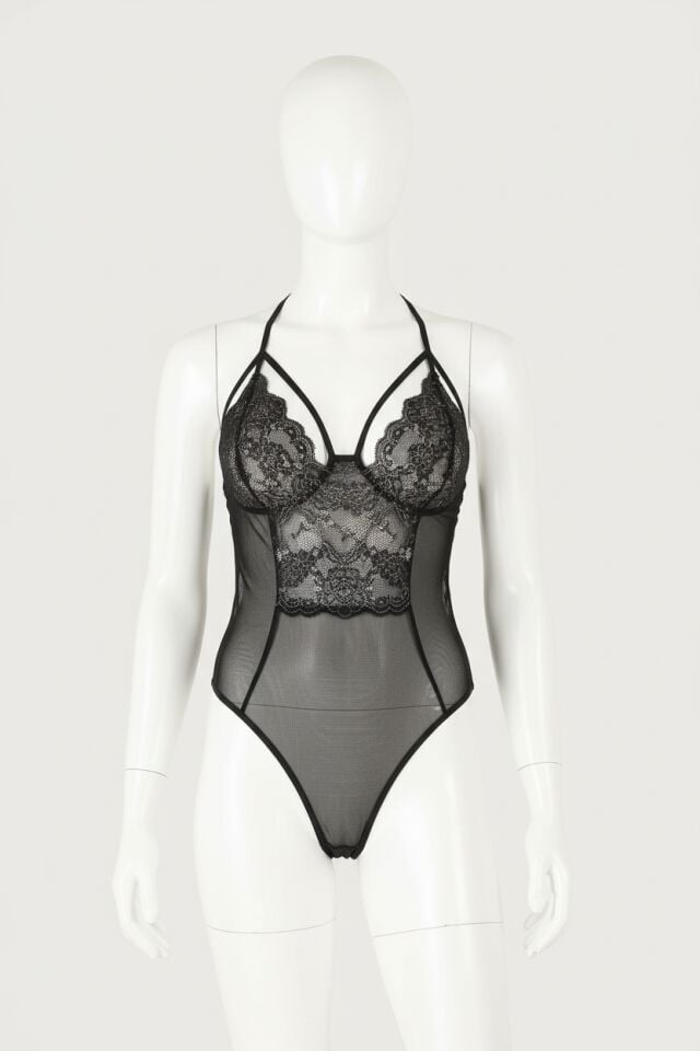 Arias Closet Sırt Dekolteli Fantezi Body