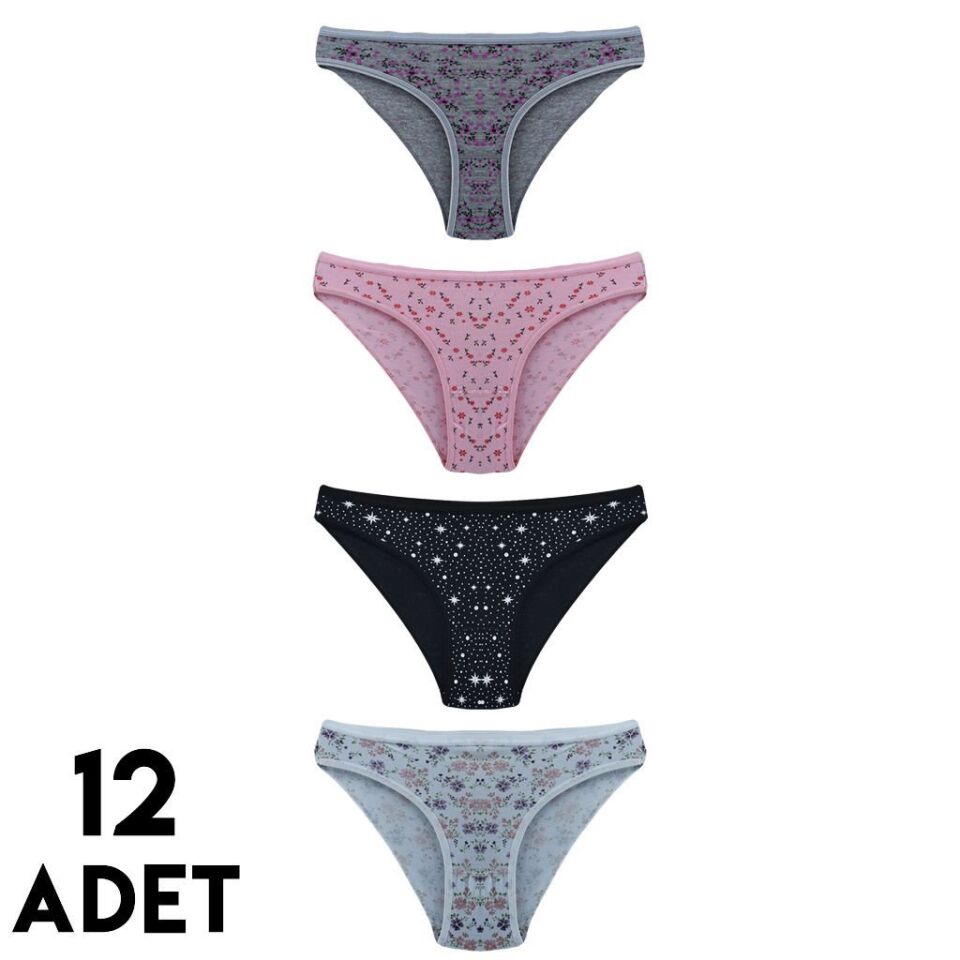 Tutku 0585 Hilda Bayan Bikini 12'li