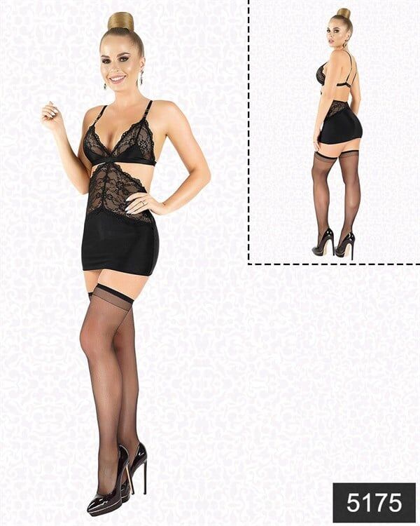 Arias Closet Likralı Saten Babydoll