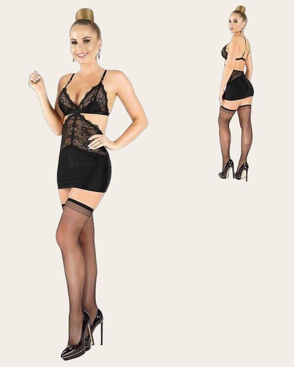 Arias Closet Likralı Saten Babydoll