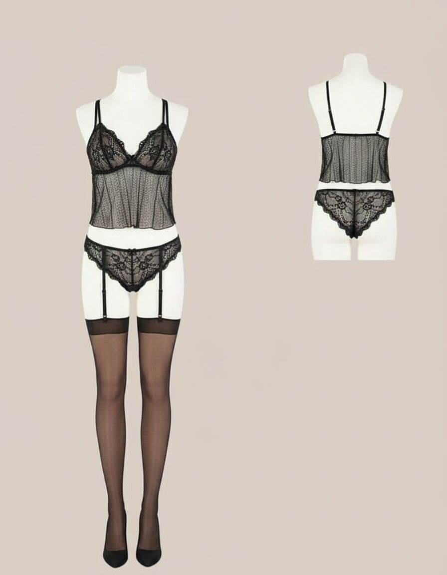 Arias Closet Jartiyerli Büstiyer Set