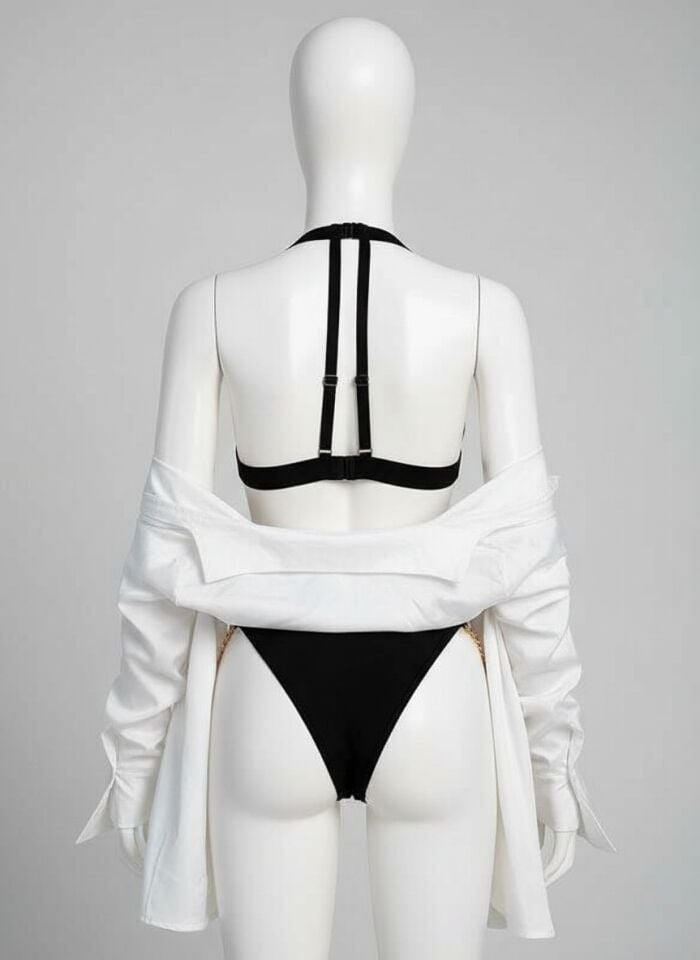 Arias Closet Zincir Detaylı Fantezi Sütyen Külot Takım