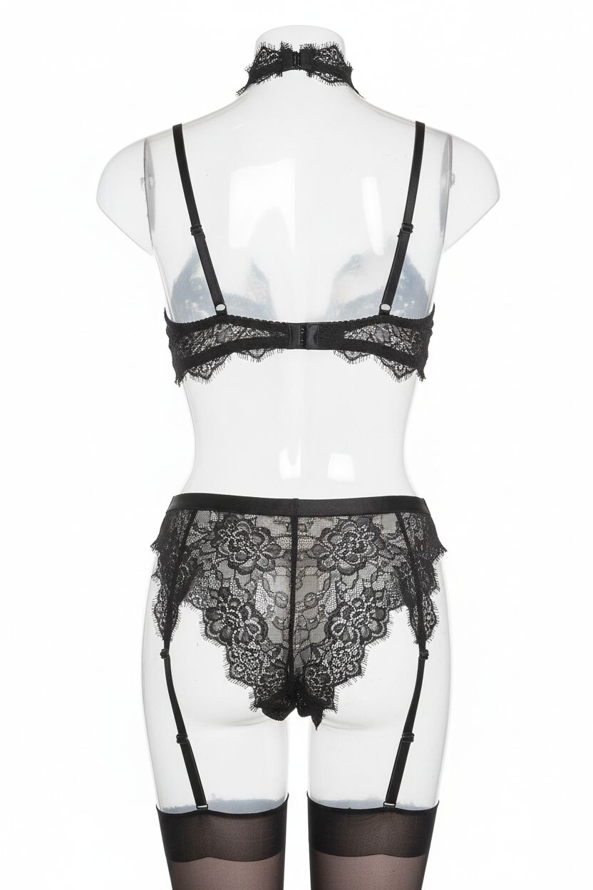 Arias Closet Dantelli Jartiyer Takım