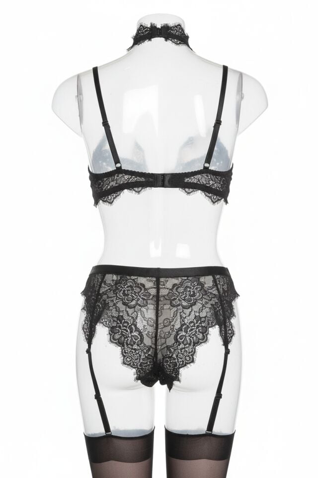 Arias Closet Dantelli Jartiyer Takım