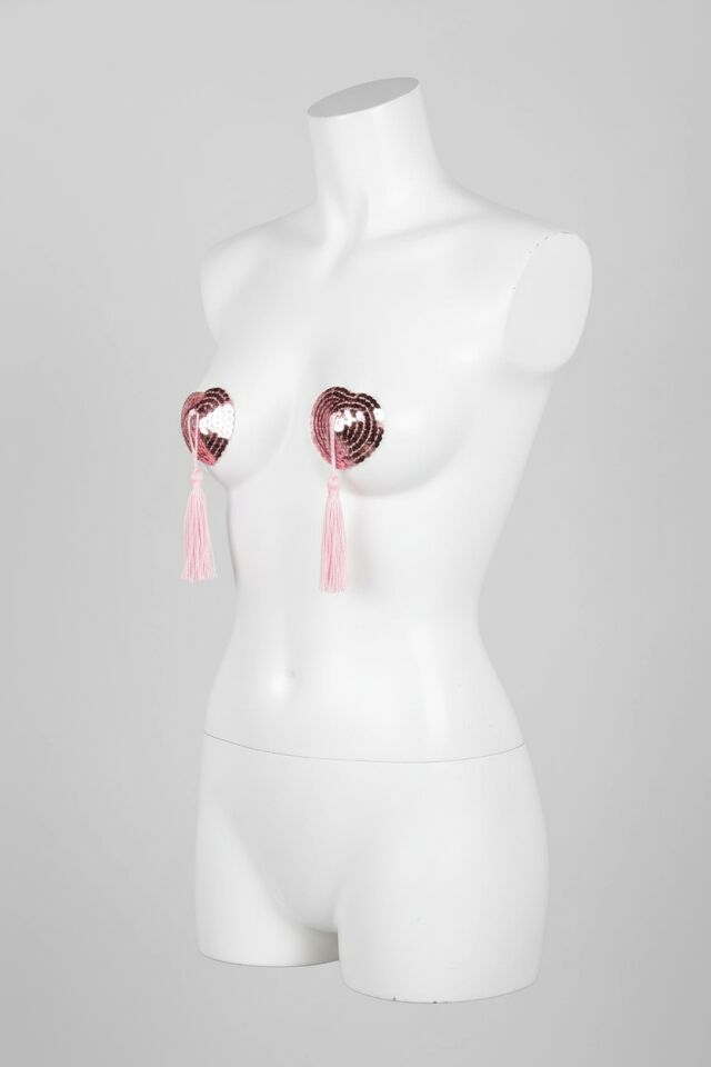 Arias Closet Pembe Püsküllü Fantezi Göğüs Ucu Kapatıcı