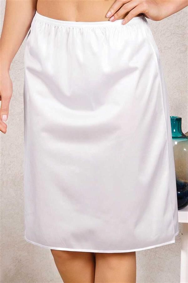 Arias Closet Polyamid Kumaşlı Diz Altı Uzun Etek Altı Jüpon