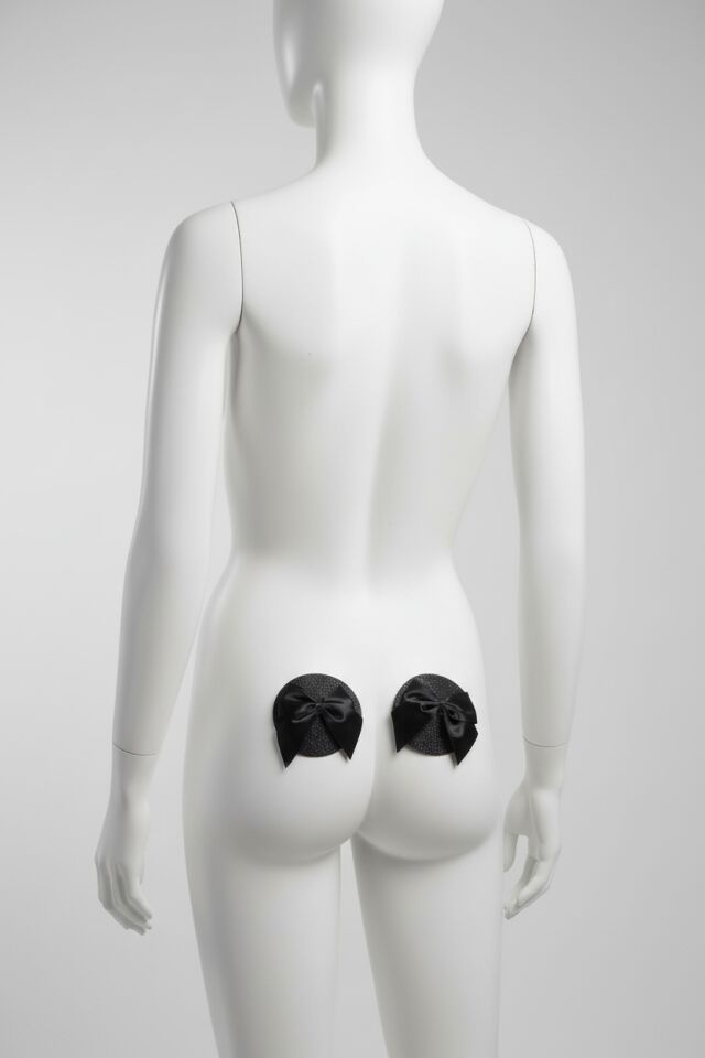 Arias Closet Siyah Fiyonklu Fantezi Göğüs Ucu Kapatıcı