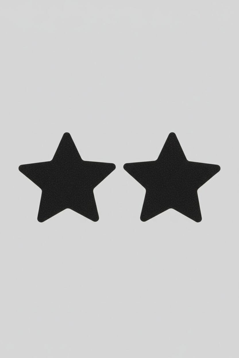 Arias Closet Siyah Yıldız Şeklinde Fantezi Göğüs Ucu Kapatıcı