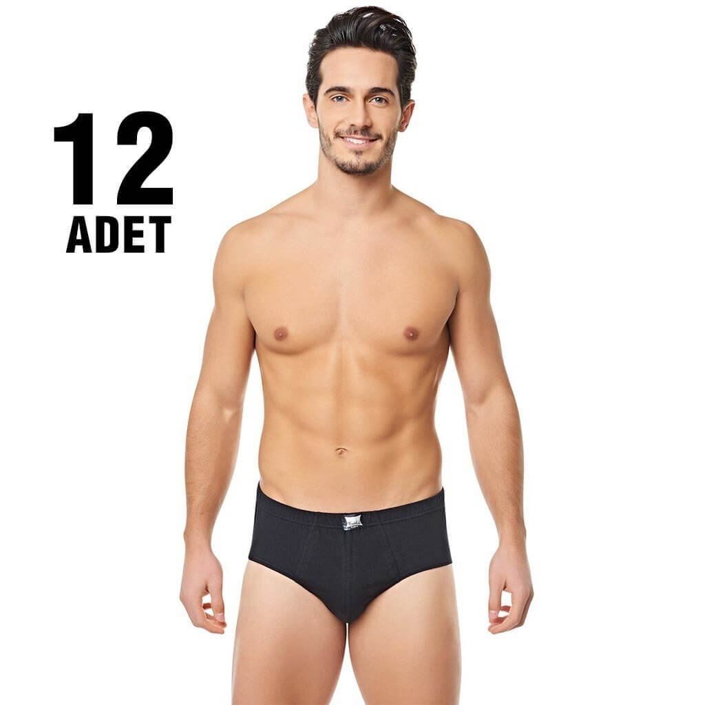 Tutku Erkek Kom Slip Külot Renkli 12'li