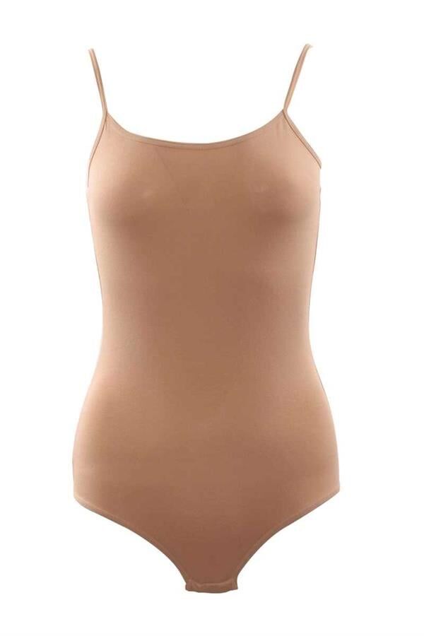 Arias Closet Pamuklu Alttan Çıtçıtlı İp Askılı Badi