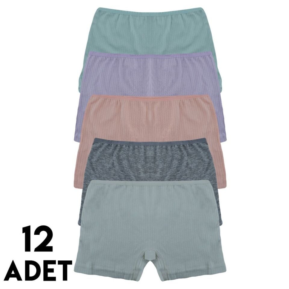 İntimo 2543 Raporlu Kız Çocuk Boxer 12'li