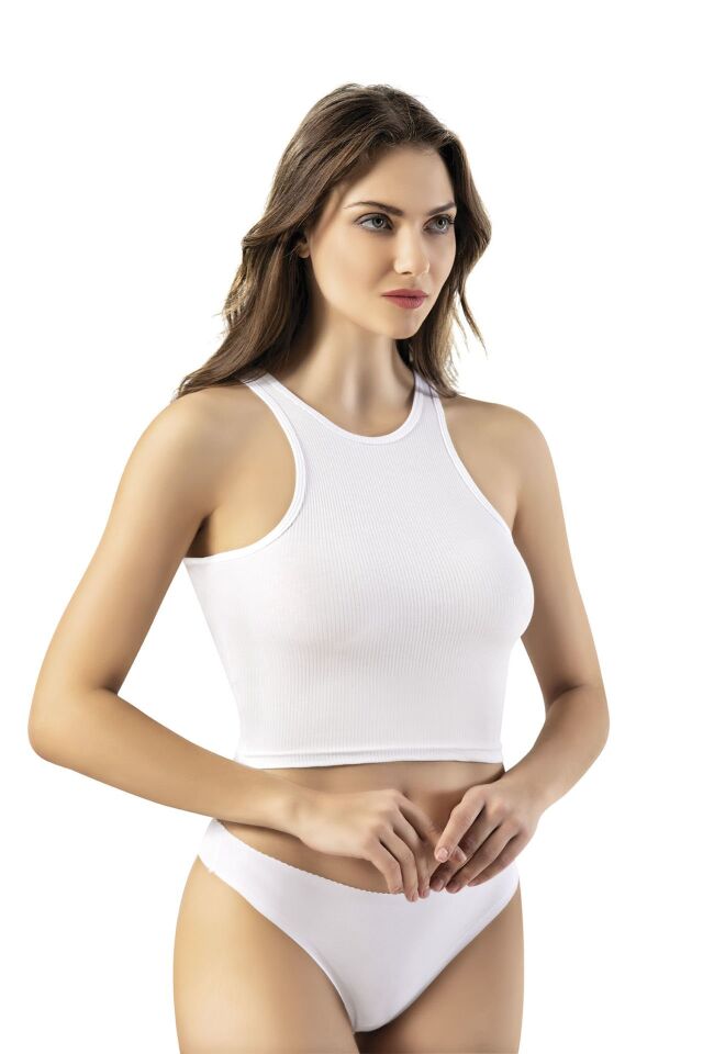 Kota 6431 Bayan Geniş Askılı Kaşkorse Crop