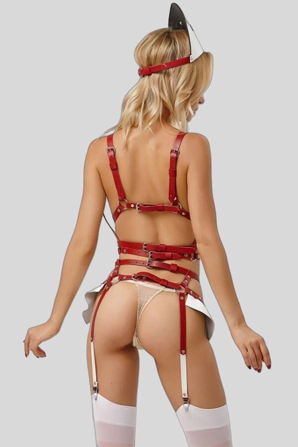Arias Closet Fantezi Harness Hemşire Kostüm