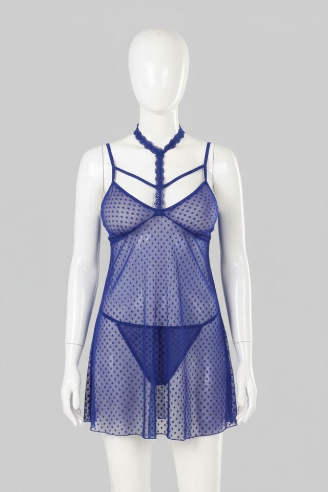 Arias Closet Saks Kısa Tül Gecelik