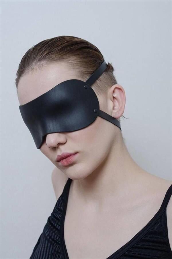Arias Closet Düz Siyah Maske Uyku Gözlüğü
