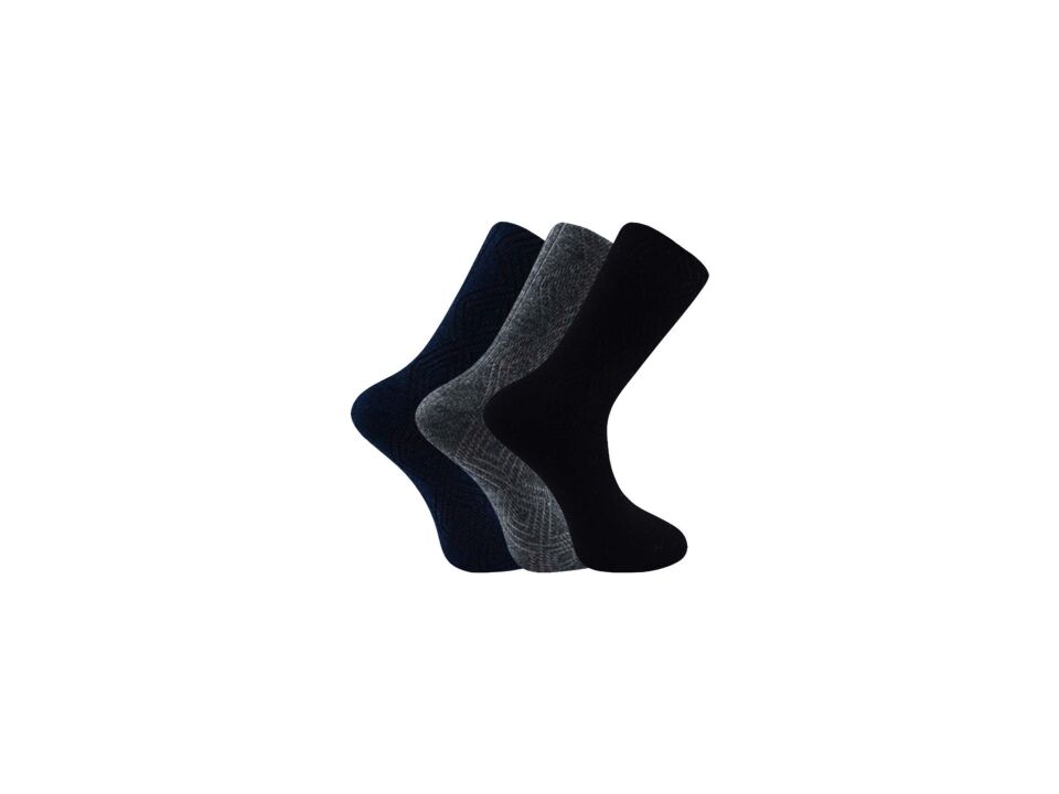 Aldano 05-4 Lambswool Yün Kışlık Erkek Soket 12'li