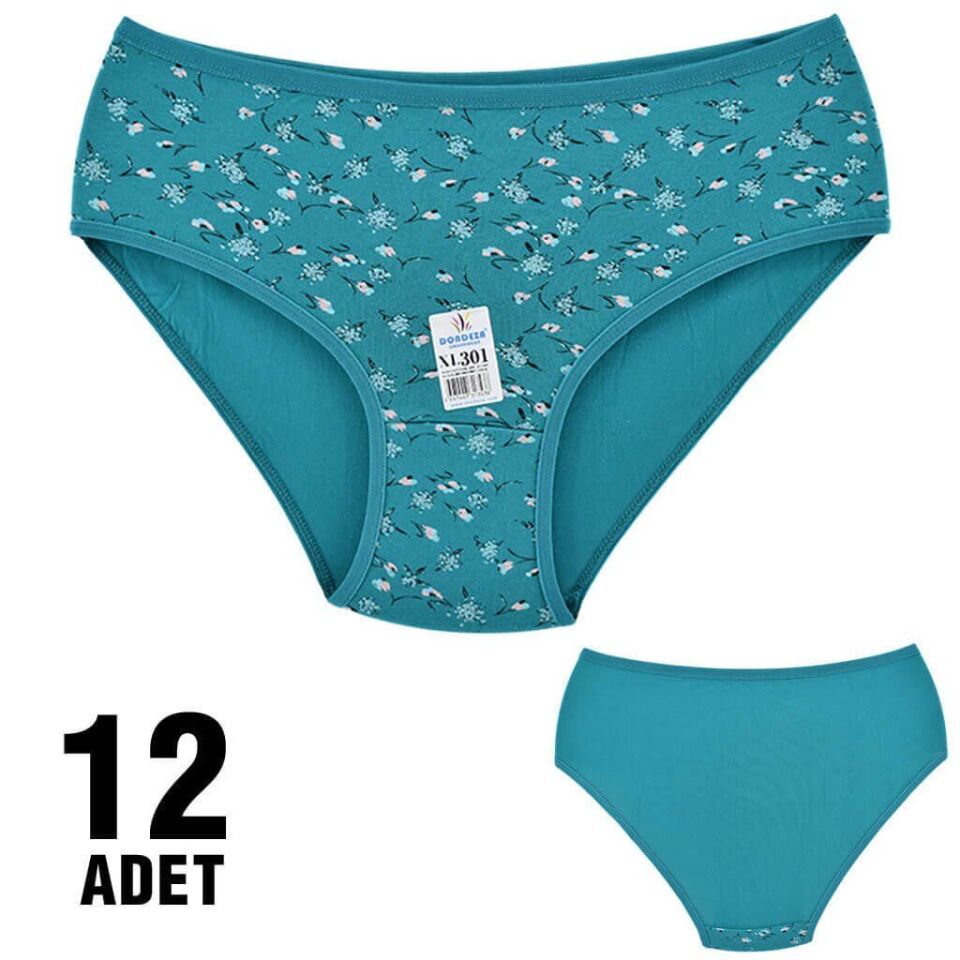 Dondeza 301-100 Desenli Bayan Bato 12'li