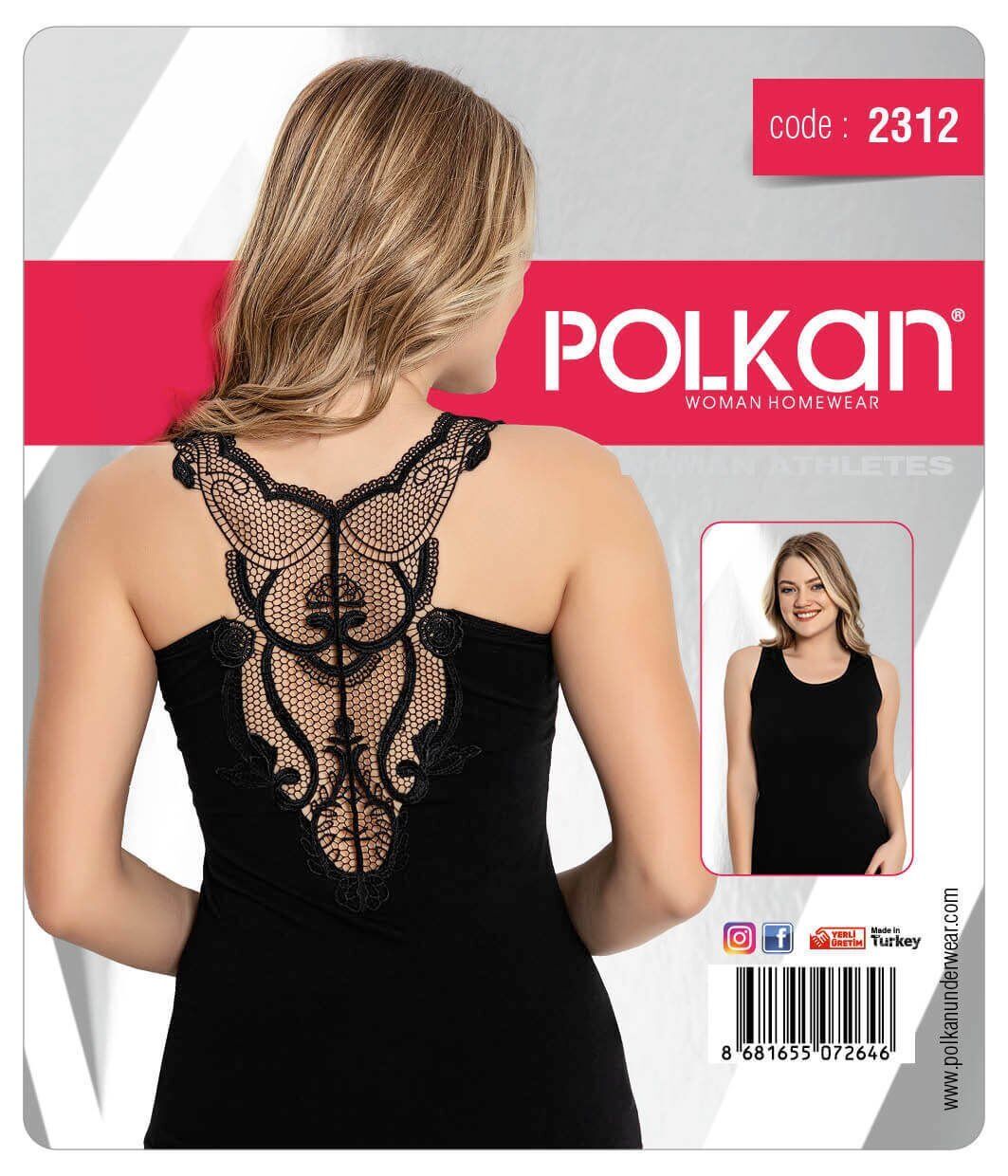 Polkan 2312 Güpürlü Bayan Atlet