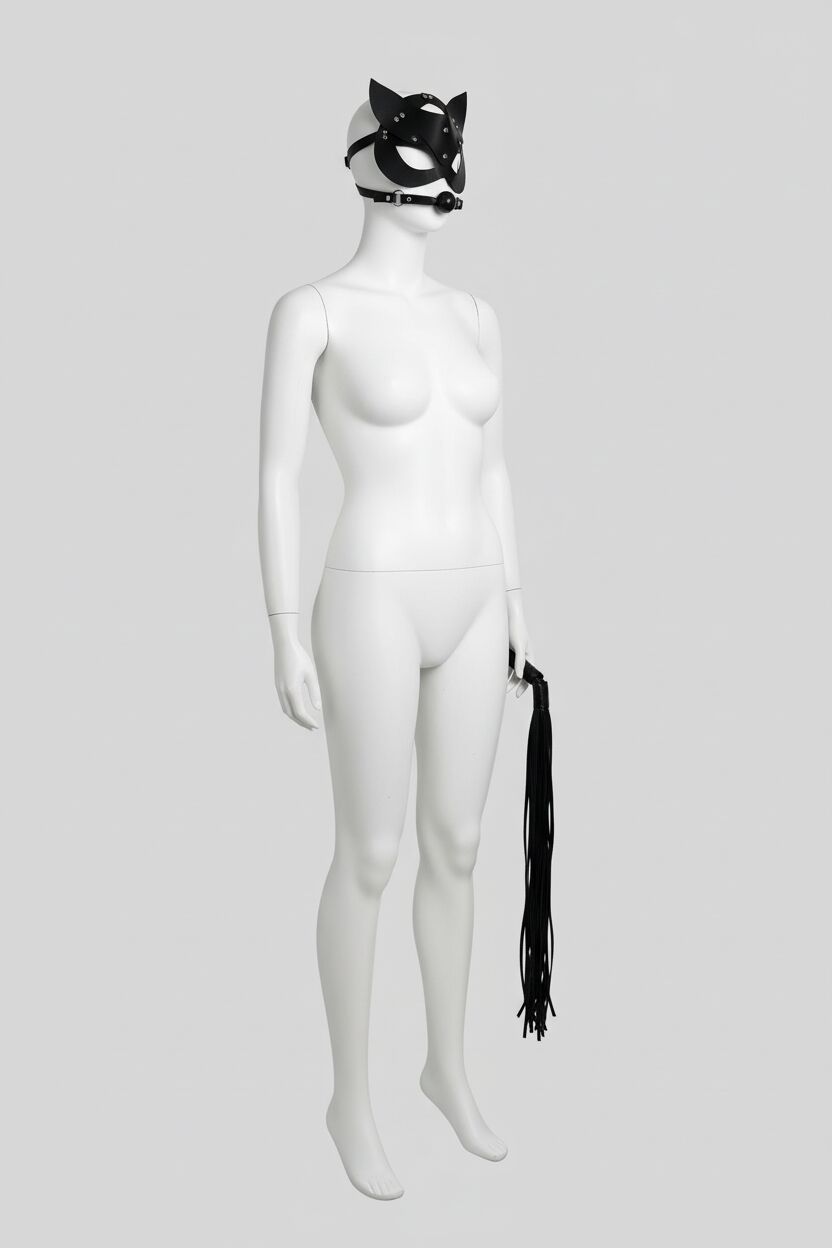 Arias Closet Siyah Maske Ağız Topu,3'Lü Set