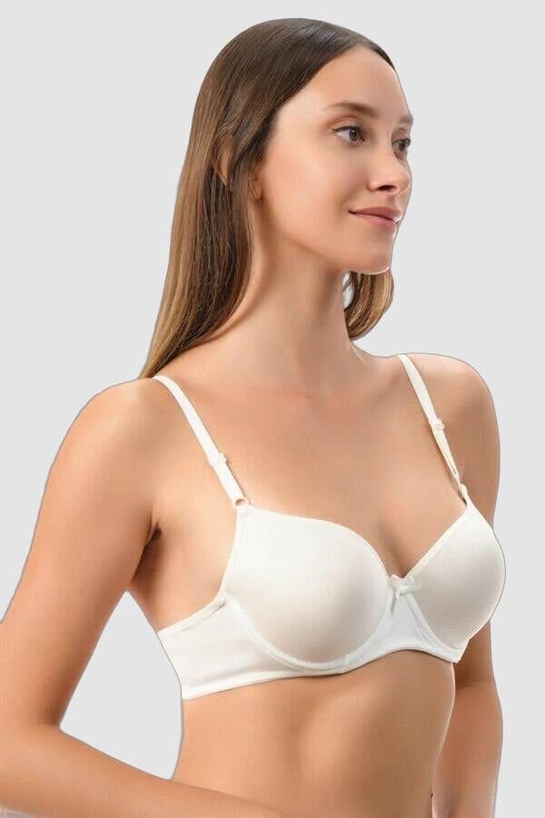 Arias Closet Beyaz Dolgusuz Mikro Tek Sütyen