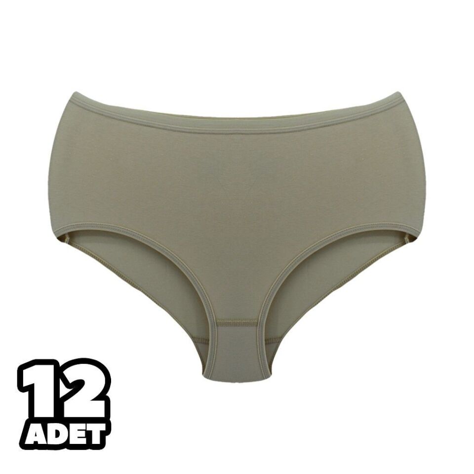 Dondeza 3058 XXL Beden Yüksek Bel Toparlayıcı Külot 12'li
